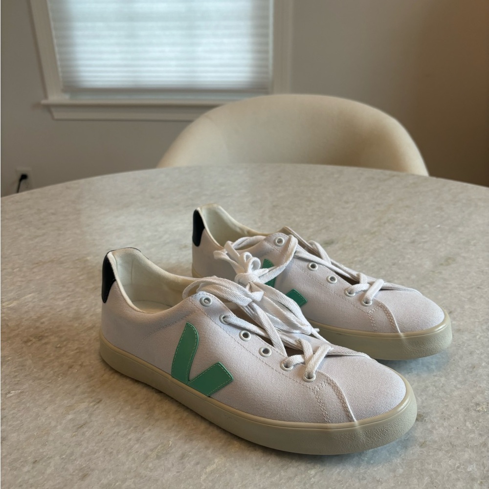 Womens VEJA Esplar SE 'White Turquoise Nautico' New Size 11 - Picture 2 of 10